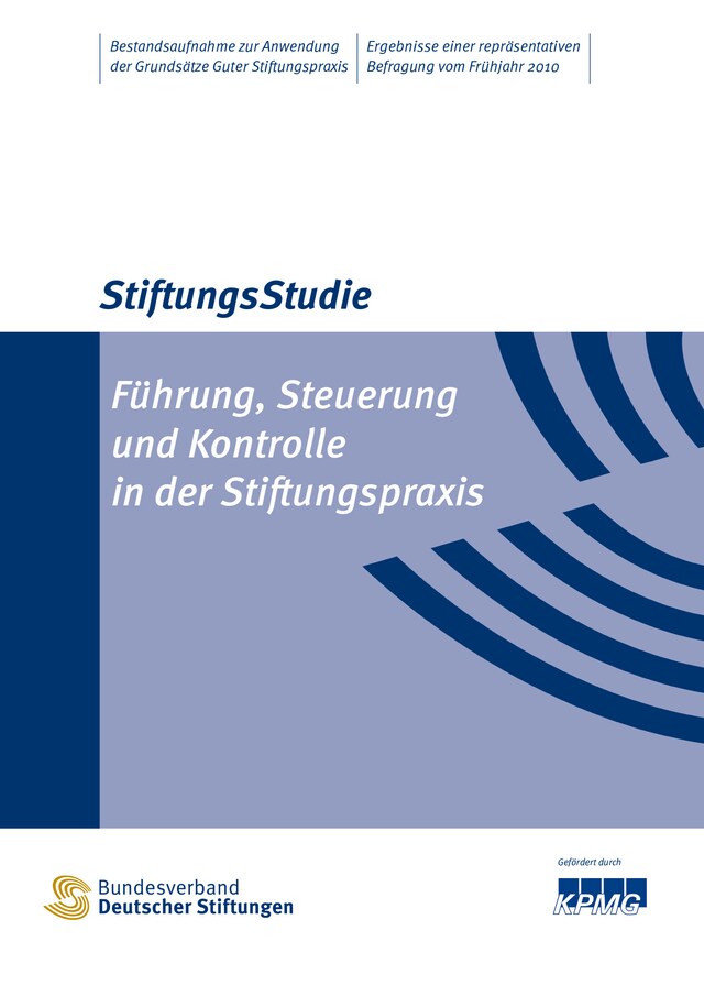 Kirjankansi teokselle Führung, Steuerung und Kontrolle in der Stiftungspraxis