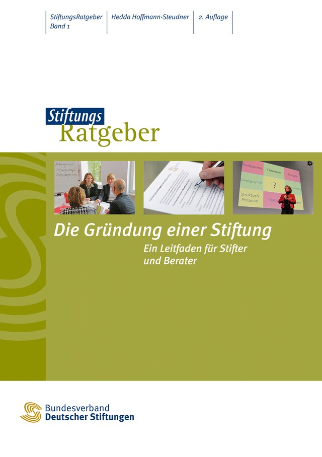 Portada de libro para Die Gründung einer Stiftung