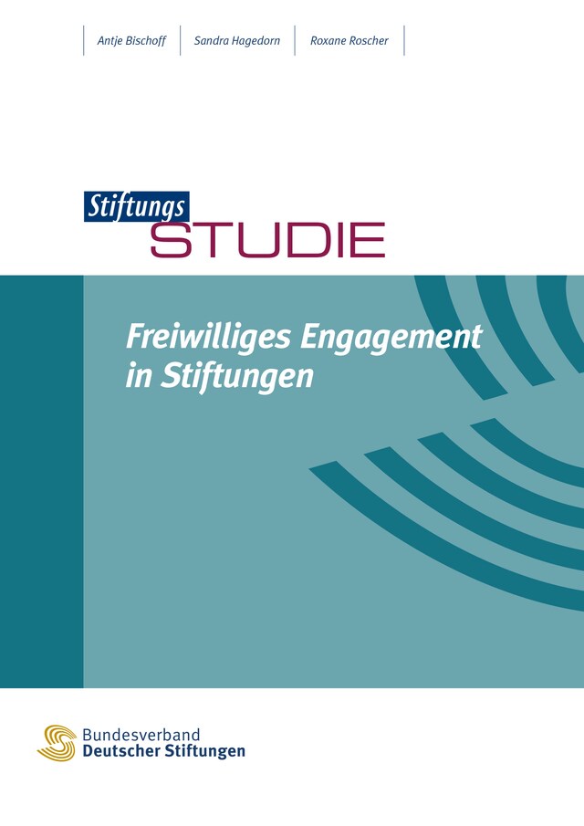 Buchcover für Freiwilliges Engagement in Stiftungen