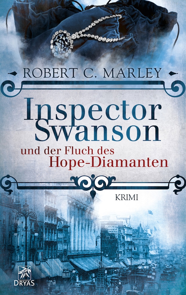 Kirjankansi teokselle Inspector Swanson und der Fluch des Hope-Diamanten