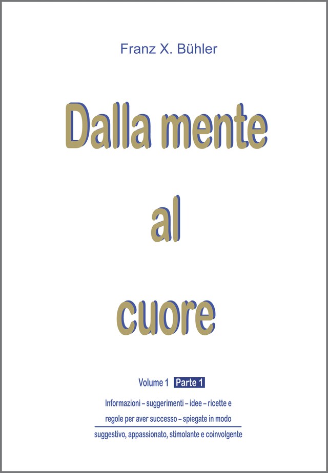 Portada de libro para Dalla mente al cuore