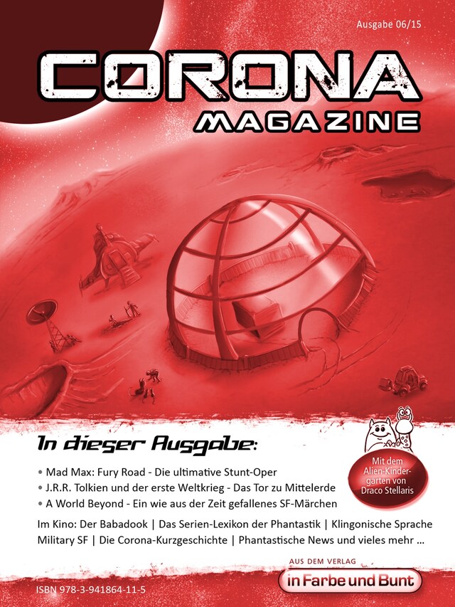 Buchcover für Corona Magazine 06/2015: Juni 2015