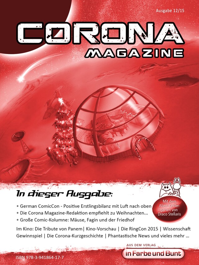 Buchcover für Corona Magazine 12/2015: Dezember 2015