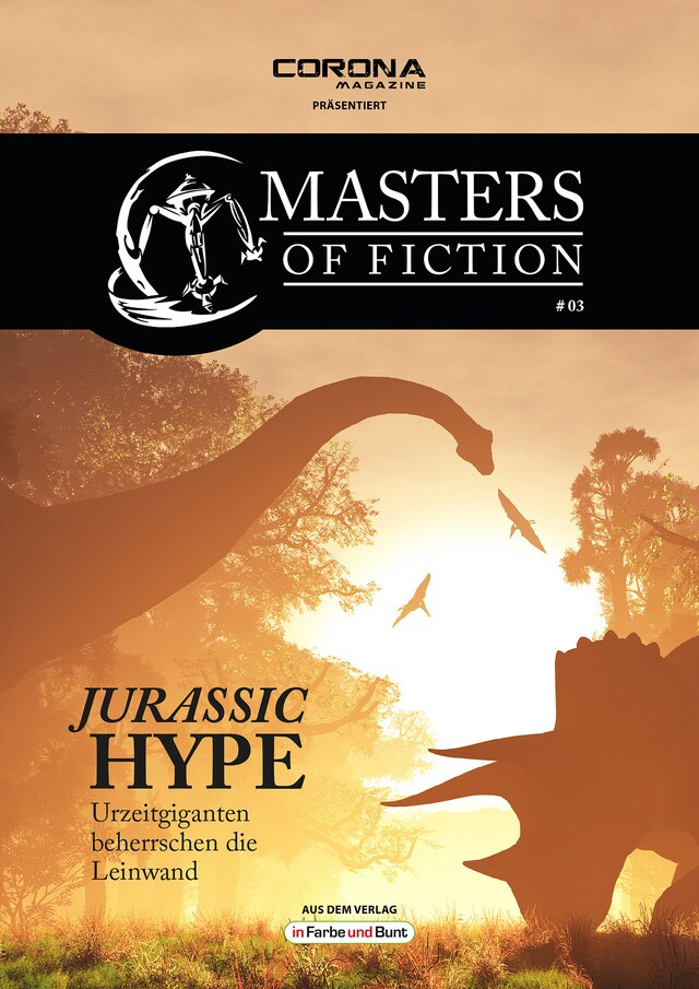 Book cover for Masters of Fiction 3: Jurassic Hype - Urzeitgiganten beherrschen die Leinwand