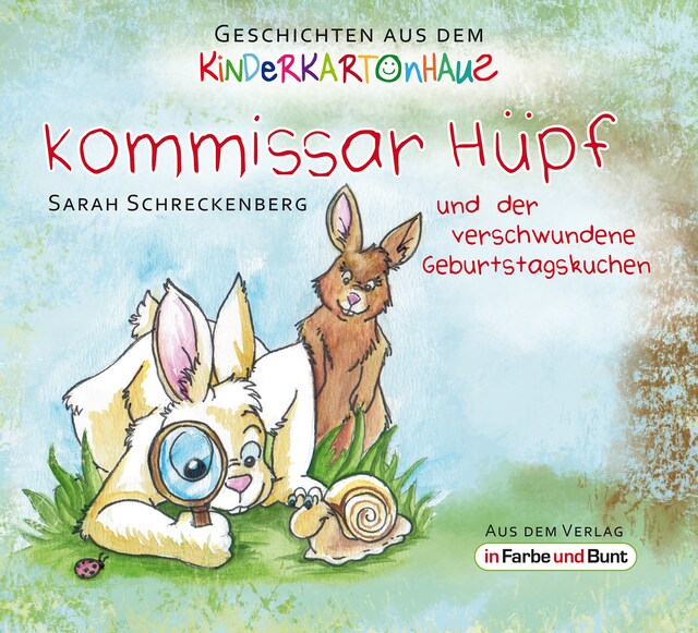 Buchcover für Kommissar Hüpf und der verschwundene Geburtstagskuchen
