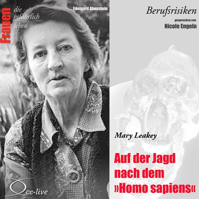 Boekomslag van Auf der Jagd nach dem Homo sapiens - Mary Leakey