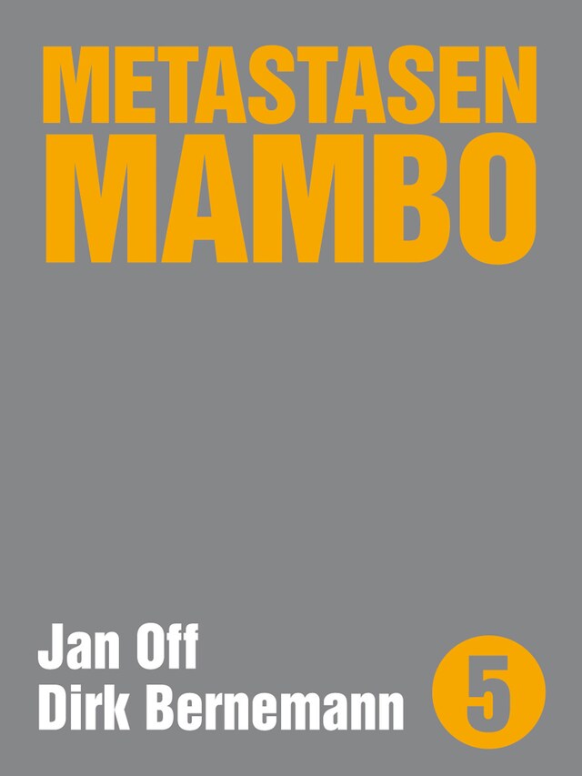 Copertina del libro per Metastasen Mambo