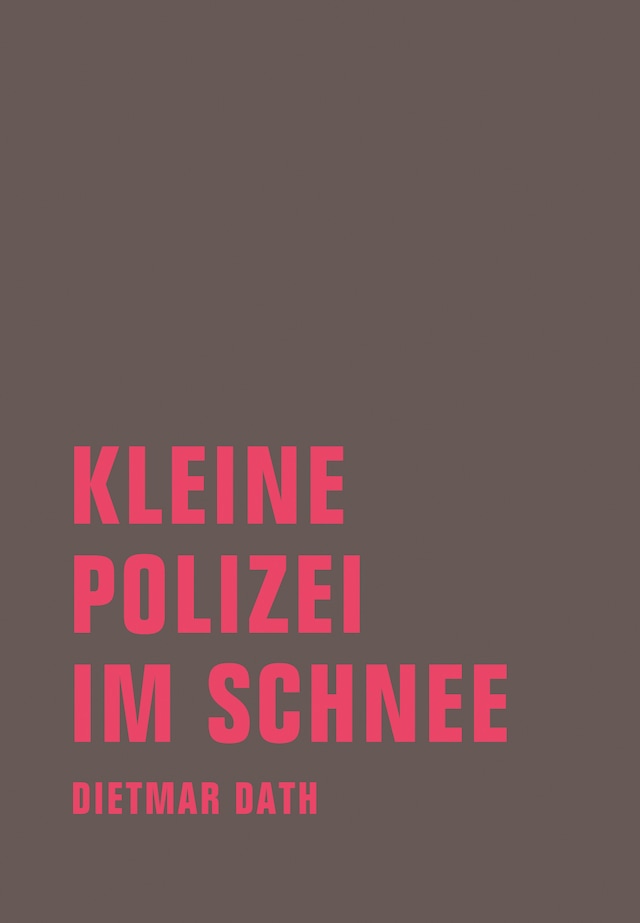 Book cover for Kleine Polizei im Schnee
