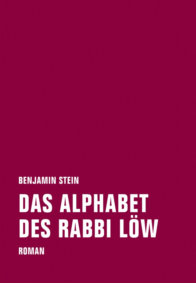 Copertina del libro per Das Alphabet des Rabbi Löw