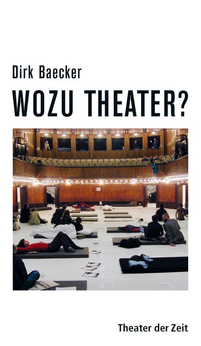 Buchcover für Wozu Theater?