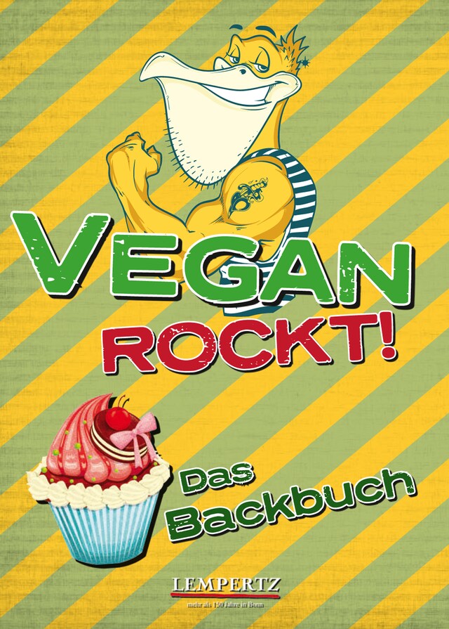 Buchcover für Vegan rockt! Das Backbuch