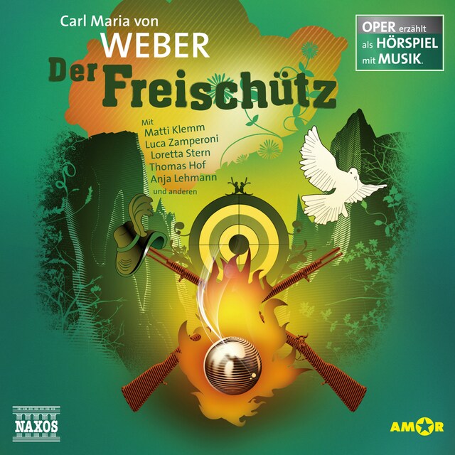 Couverture de livre pour Der Freischütz - Oper erzählt als Hörspiel mit Musik