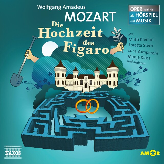 Boekomslag van Die Hochzeit des Figaro - Oper erzählt als Hörspiel mit Musik