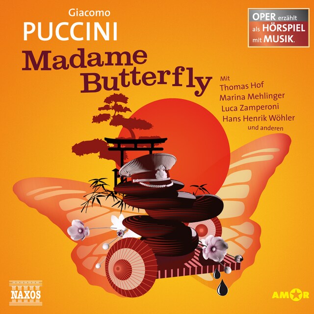 Kirjankansi teokselle Madame Butterfly - Oper erzählt als Hörspiel mit Musik