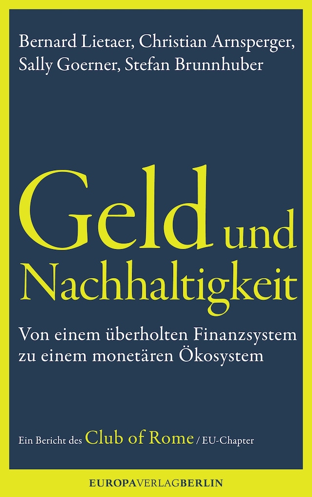 Book cover for Geld und Nachhaltigkeit