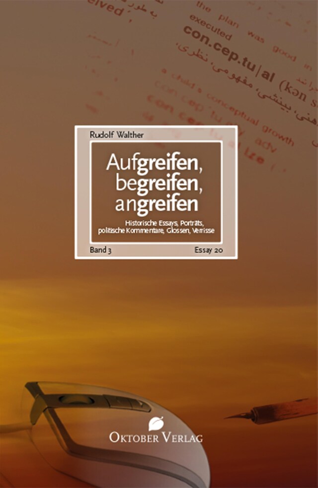 Book cover for Aufgreifen, begreifen, angreifen Band 3