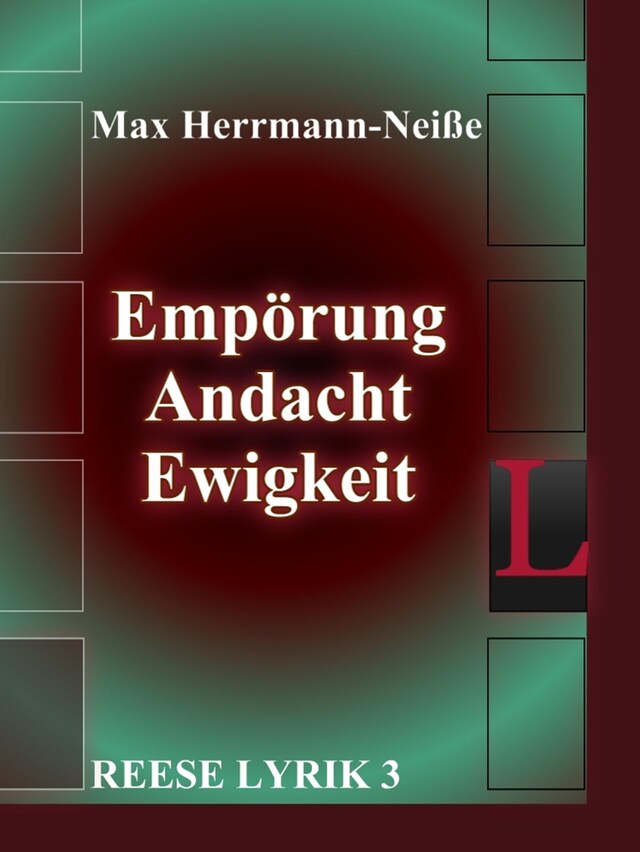 Buchcover für Empörung, Andacht, Ewigkeit