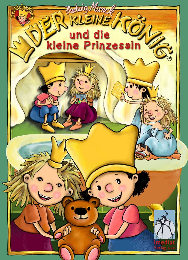 Portada de libro para Der kleine König und die kleine Prinzessin