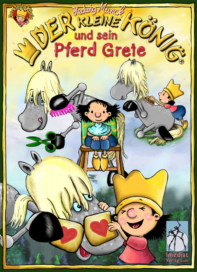 Copertina del libro per Der kleine König und sein Pferd Grete