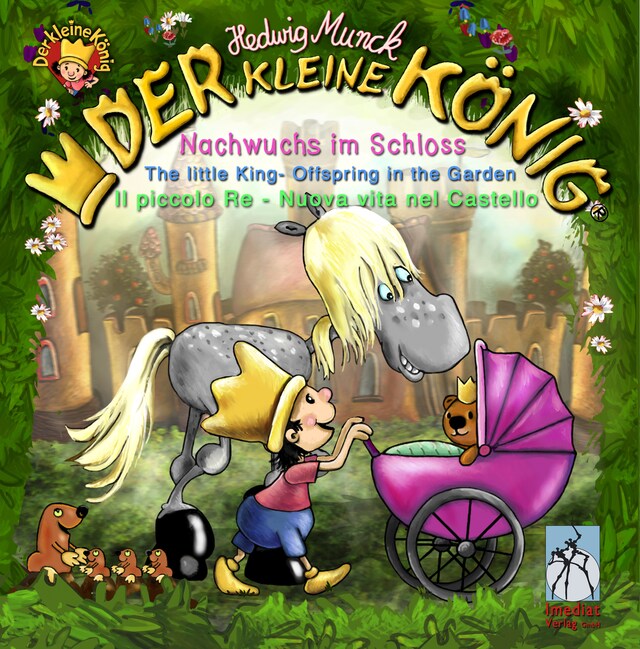 Couverture de livre pour Der kleine König - Nachwuchs im Schloss