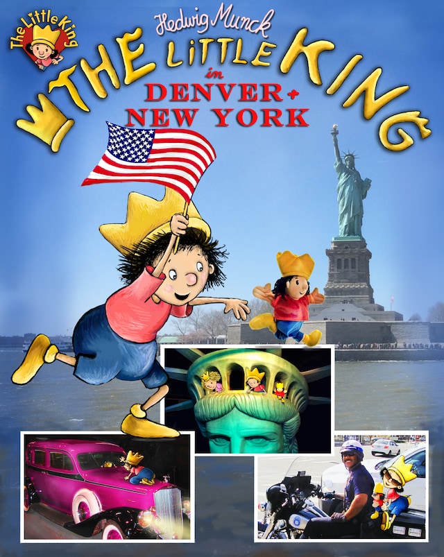 Book cover for The little King in America