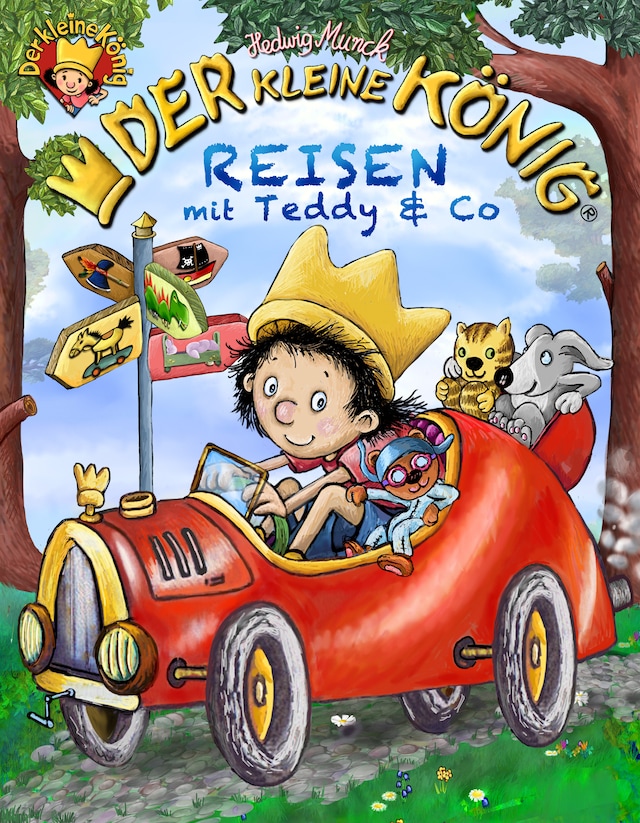 Book cover for Der kleine König - Reisen mit Teddy & Co