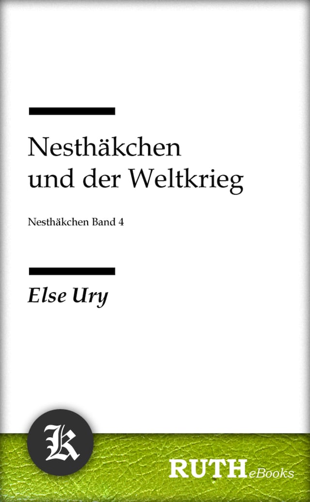 Book cover for Nesthäkchen und der Weltkrieg