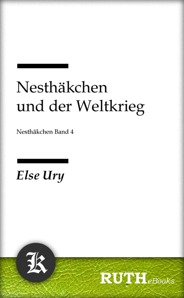 Kirjankansi teokselle Nesthäkchen und der Weltkrieg