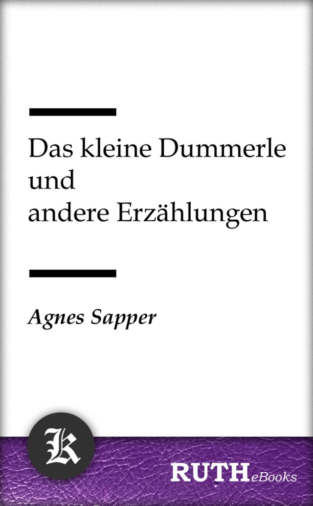 Kirjankansi teokselle Das kleine Dummerle und andere Erzählungen