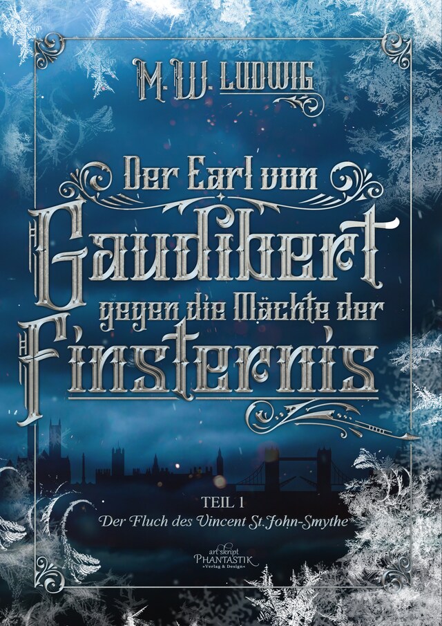 Kirjankansi teokselle Der Earl von Gaudibert gegen die Mächte der Finsternis