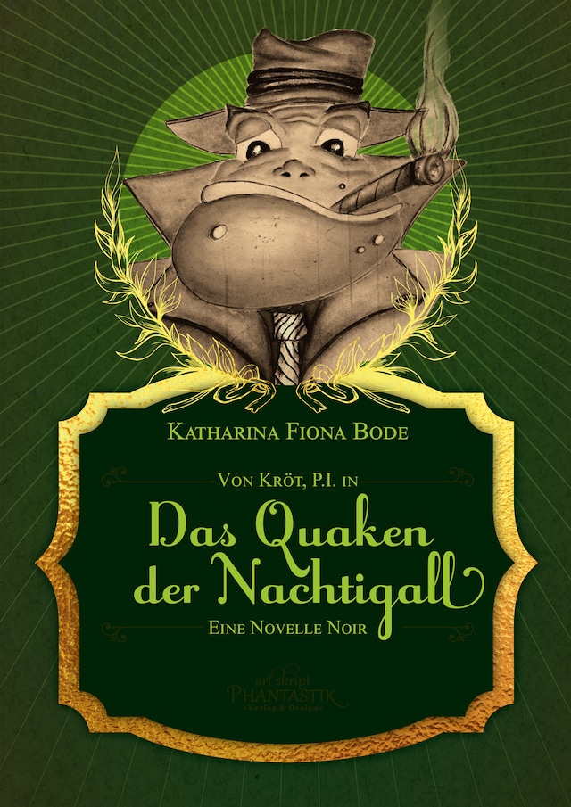 Kirjankansi teokselle Von Kröt, P.I. in Das Quaken der Nachtigall