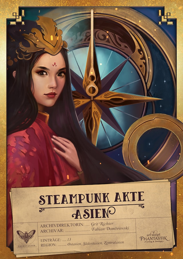 Book cover for Steampunk Akte Asien