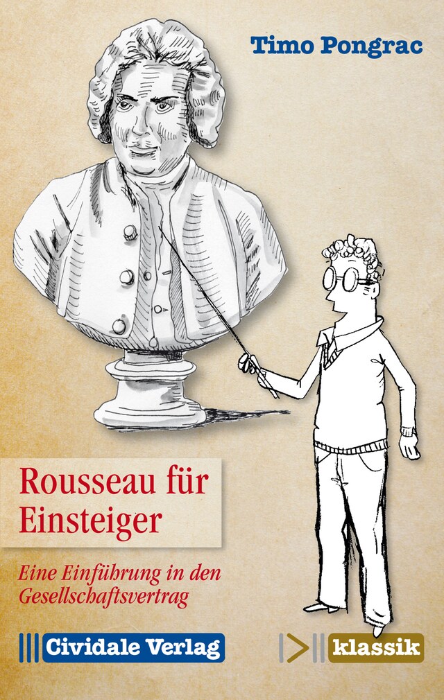 Kirjankansi teokselle Rousseau für Einsteiger