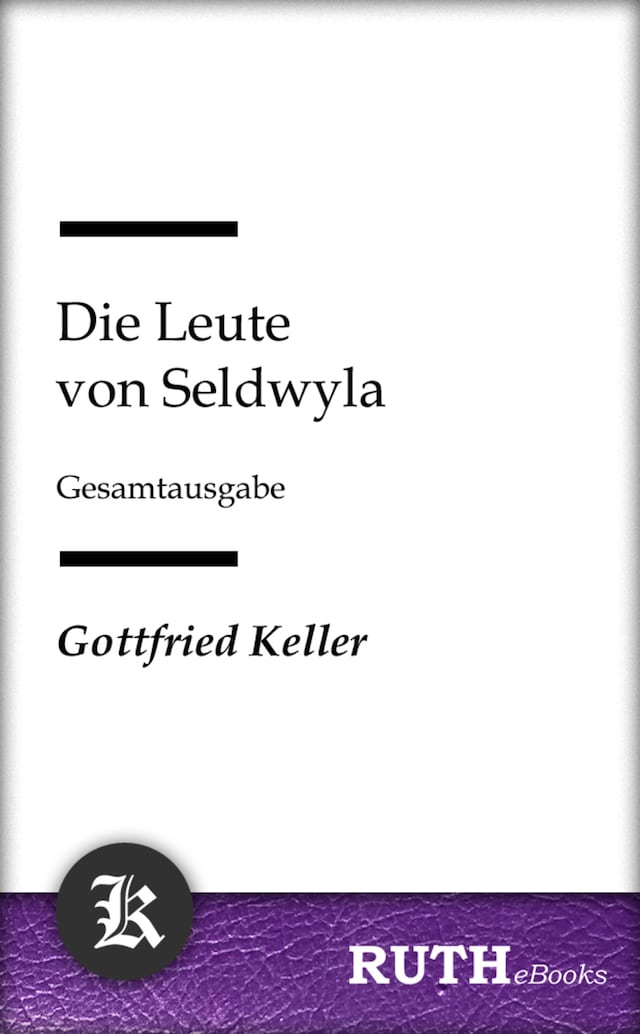 Buchcover für Die Leute von Seldwyla