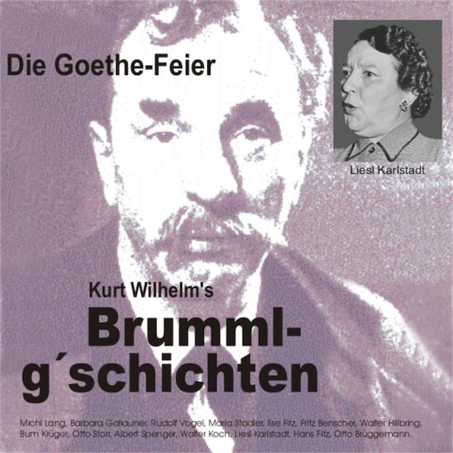 Boekomslag van Brummlg'schichten  Die Goethe Feier