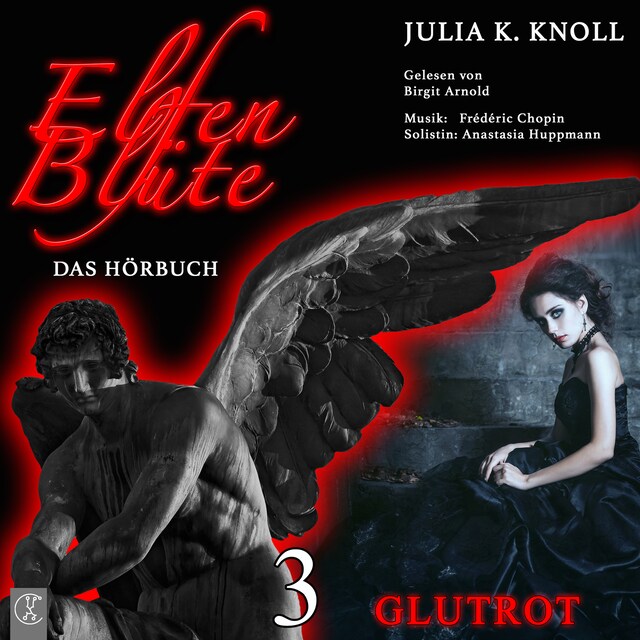 Buchcover für Glutrot – Elfenblüte 3