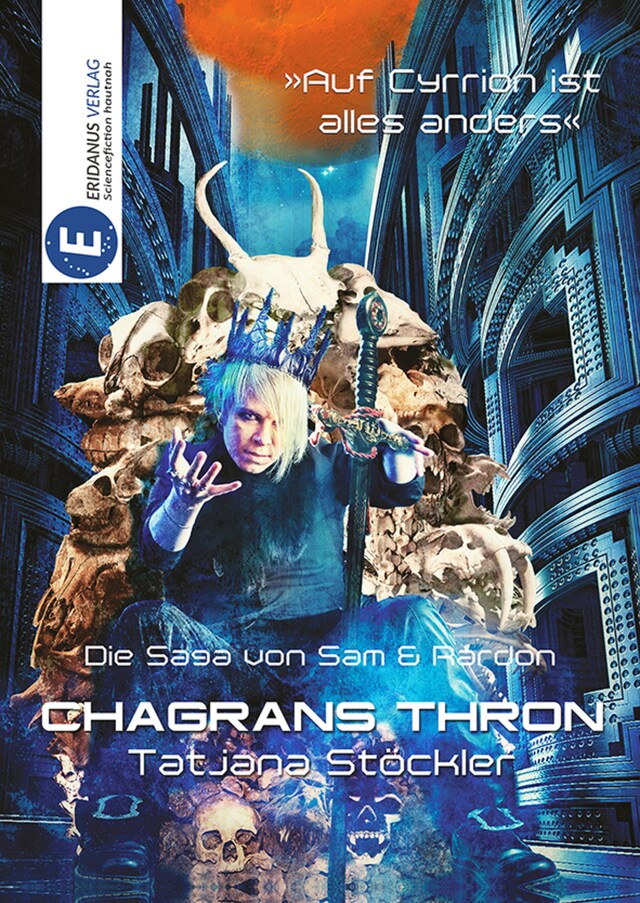 Kirjankansi teokselle Chagrans Thron