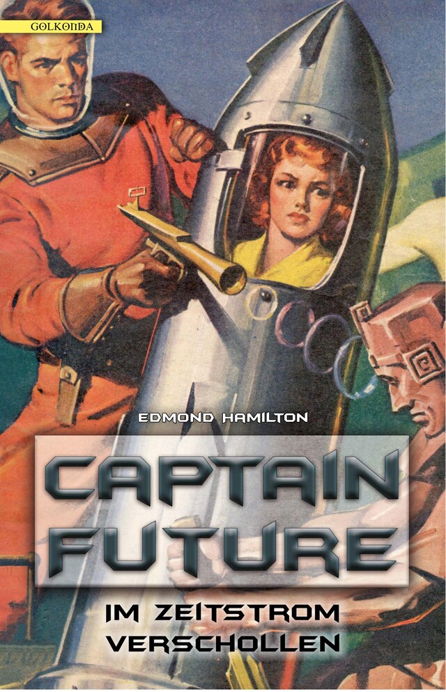 Boekomslag van Captain Future 08: Im Zeitstrom verschollen