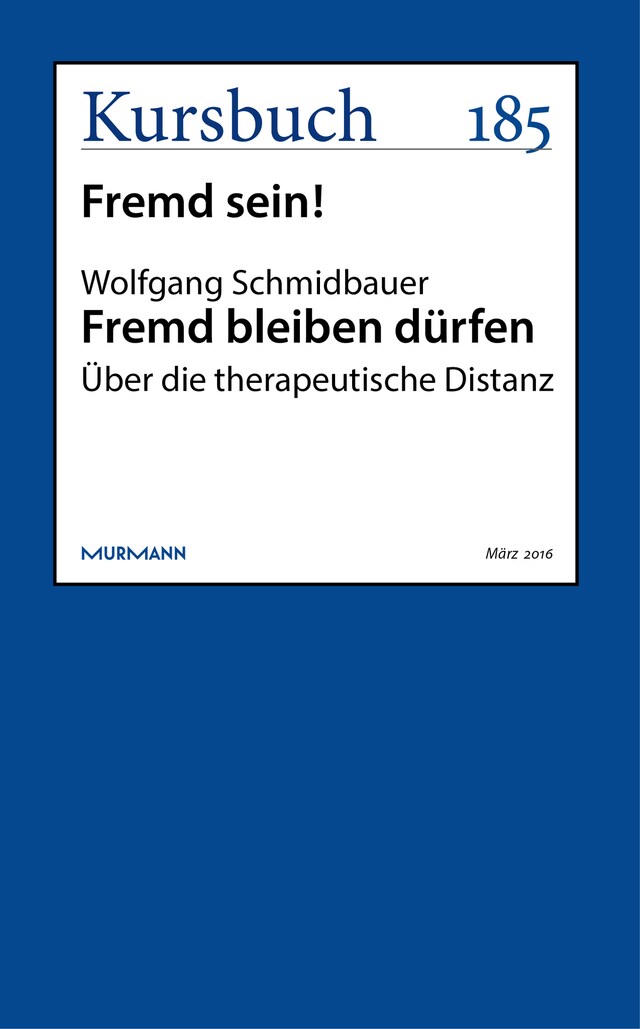 Copertina del libro per Fremd bleiben dürfen