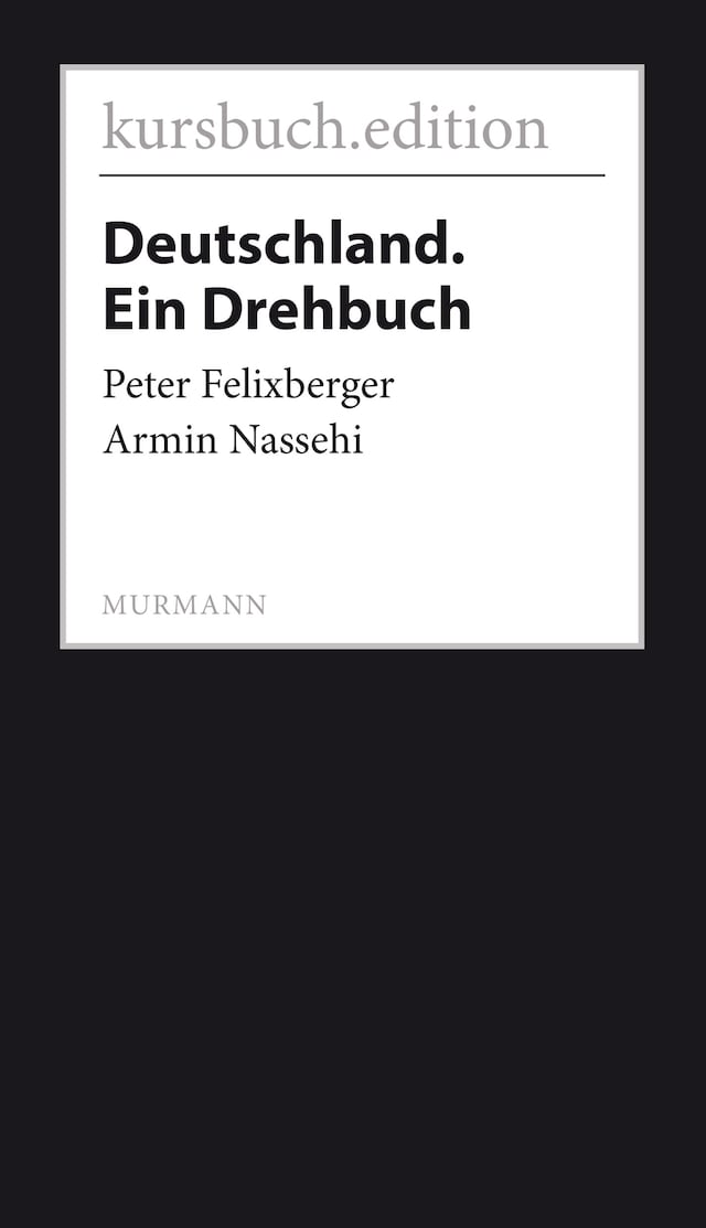 Buchcover für Deutschland. Ein Drehbuch