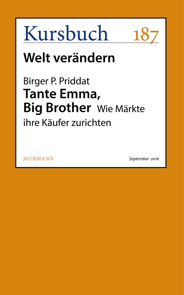 Buchcover für Tante Emma, Big Brother