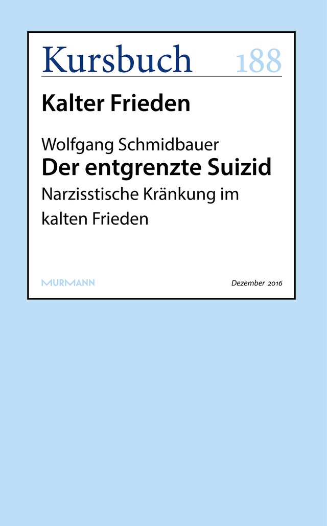 Book cover for Der entgrenzte Suizid