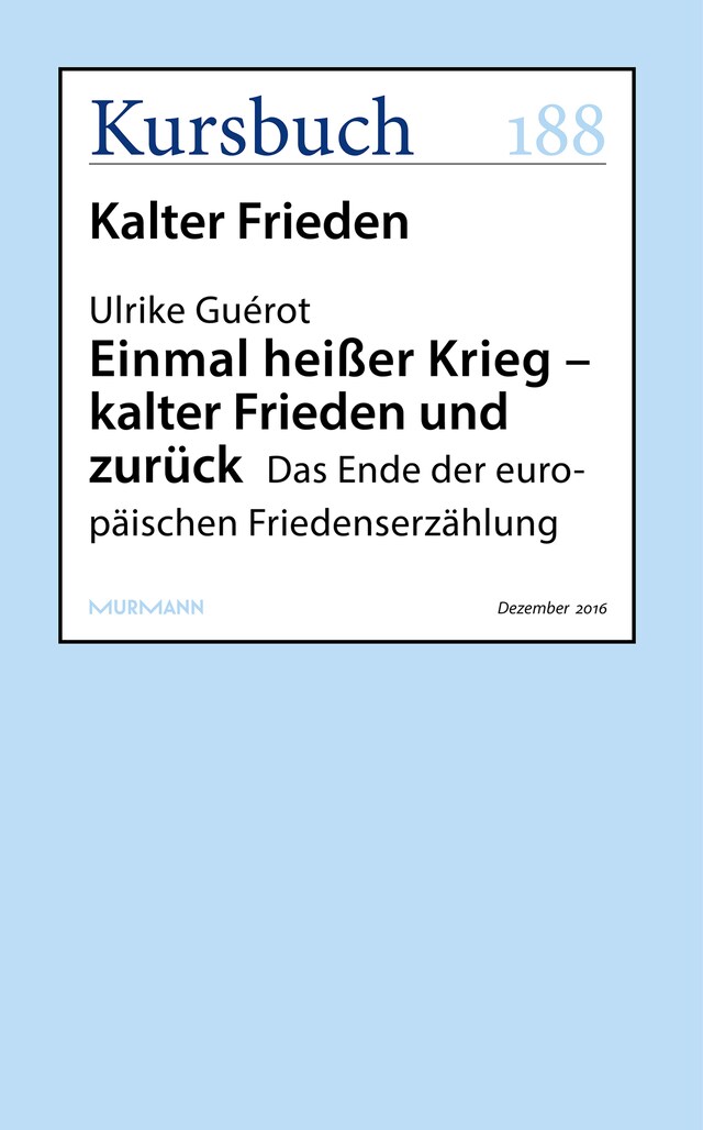 Buchcover für Einmal heißer Krieg – kalter Frieden und zurück