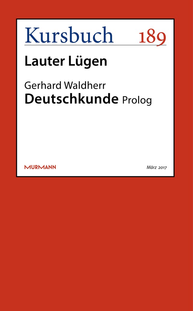 Boekomslag van Deutschkunde