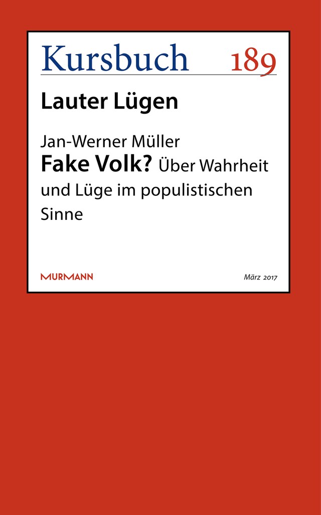 Portada de libro para Fake Volk?