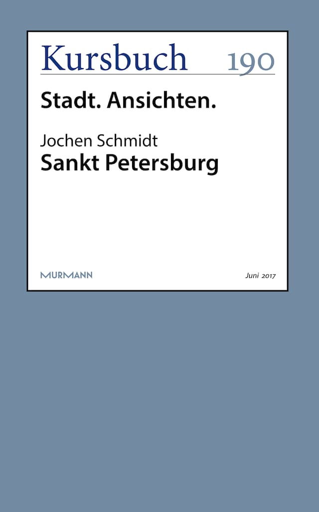 Boekomslag van Sankt Petersburg
