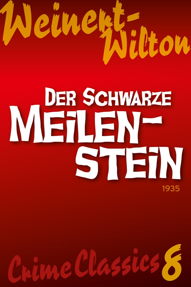 Book cover for Der schwarze Meilenstein