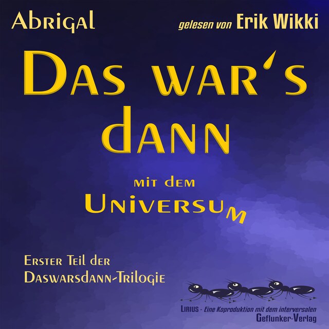 Buchcover für Das war's dann mit dem Universum - neu abgemischt