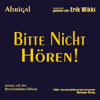 Bitte nicht hören! als Hörbuch