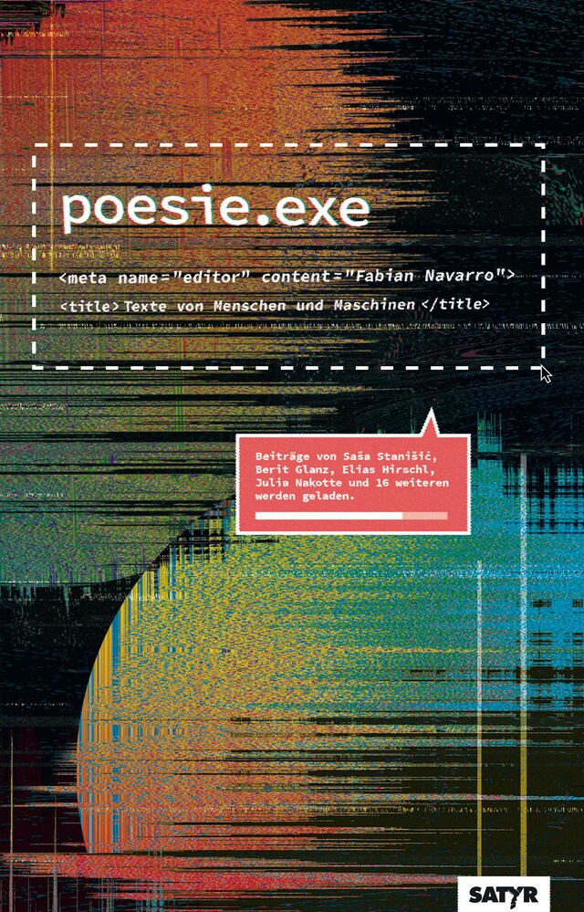 Couverture de livre pour poesie.exe